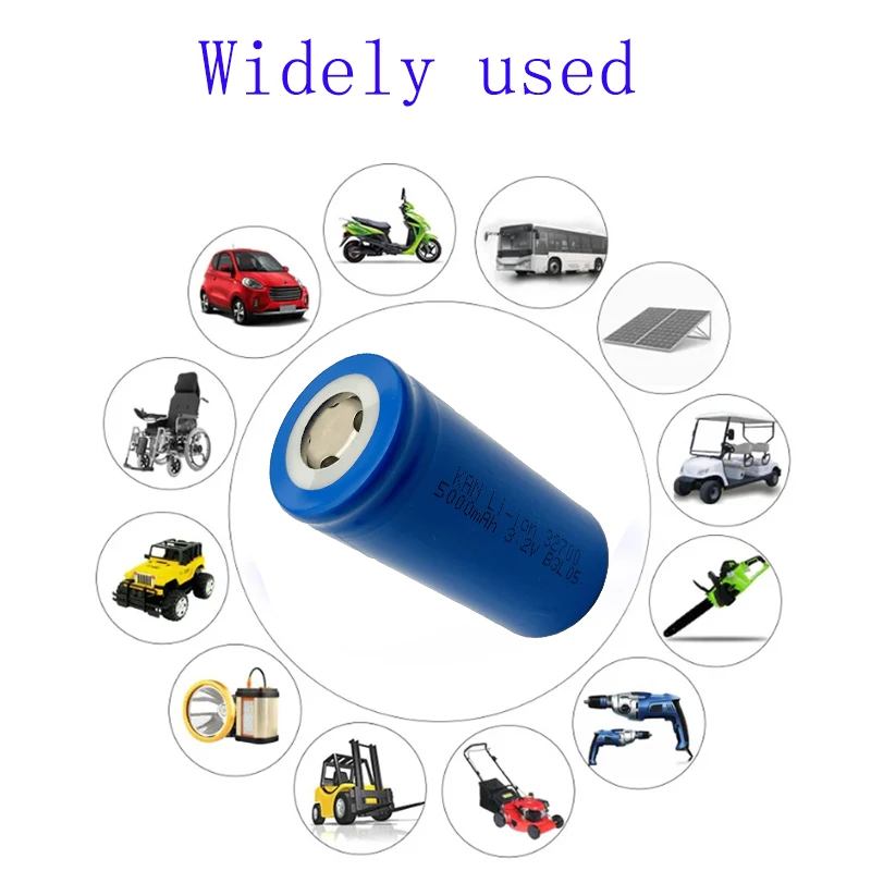 New 3.2v 32700 5000mAh lifepo4 rechargeable can be assembled battery 5C discharge for backup power flashlight electric car UPS