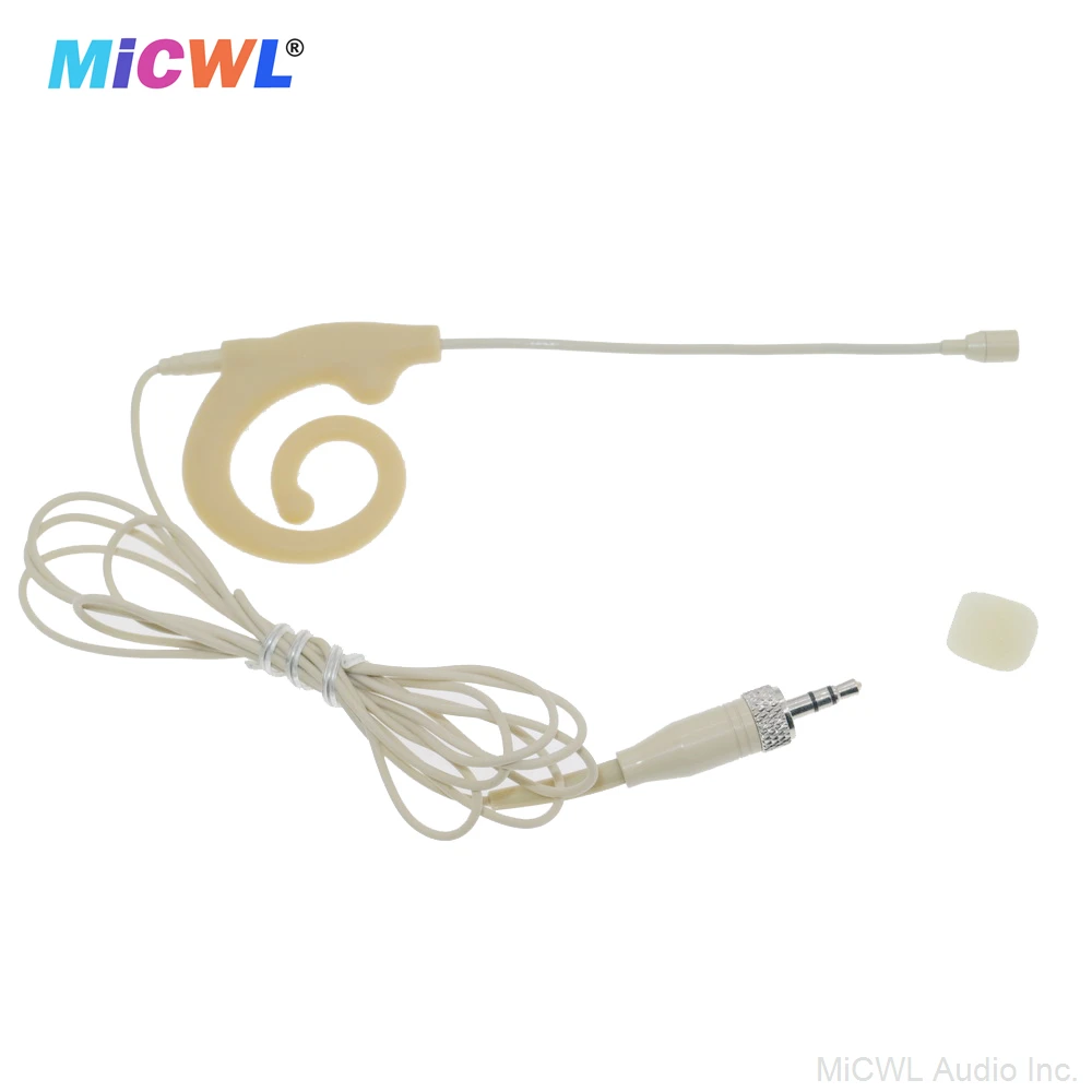 Sennheiser G2 G3 G4 Bodypack 3.5mm 스테레오 잭 이어셋 교수형 HeadMic 용 HM680 달팽이 디자인 마이크