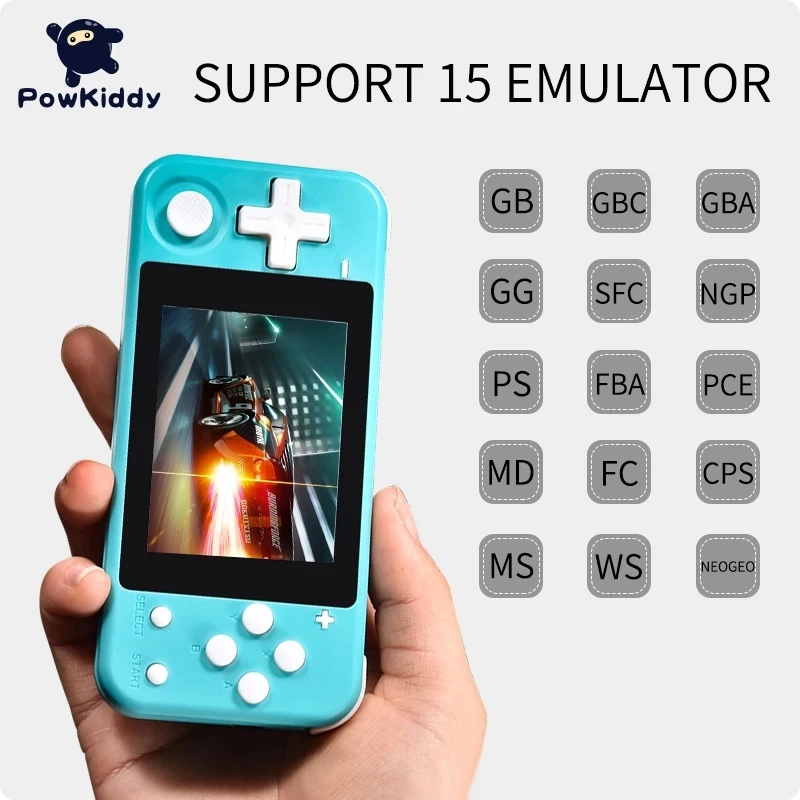 Q90 Video Game Console Retro Handheld Game Machine IPS Screen With Dual Open System 16 Simulators Support PS1 For Kids 3D Games