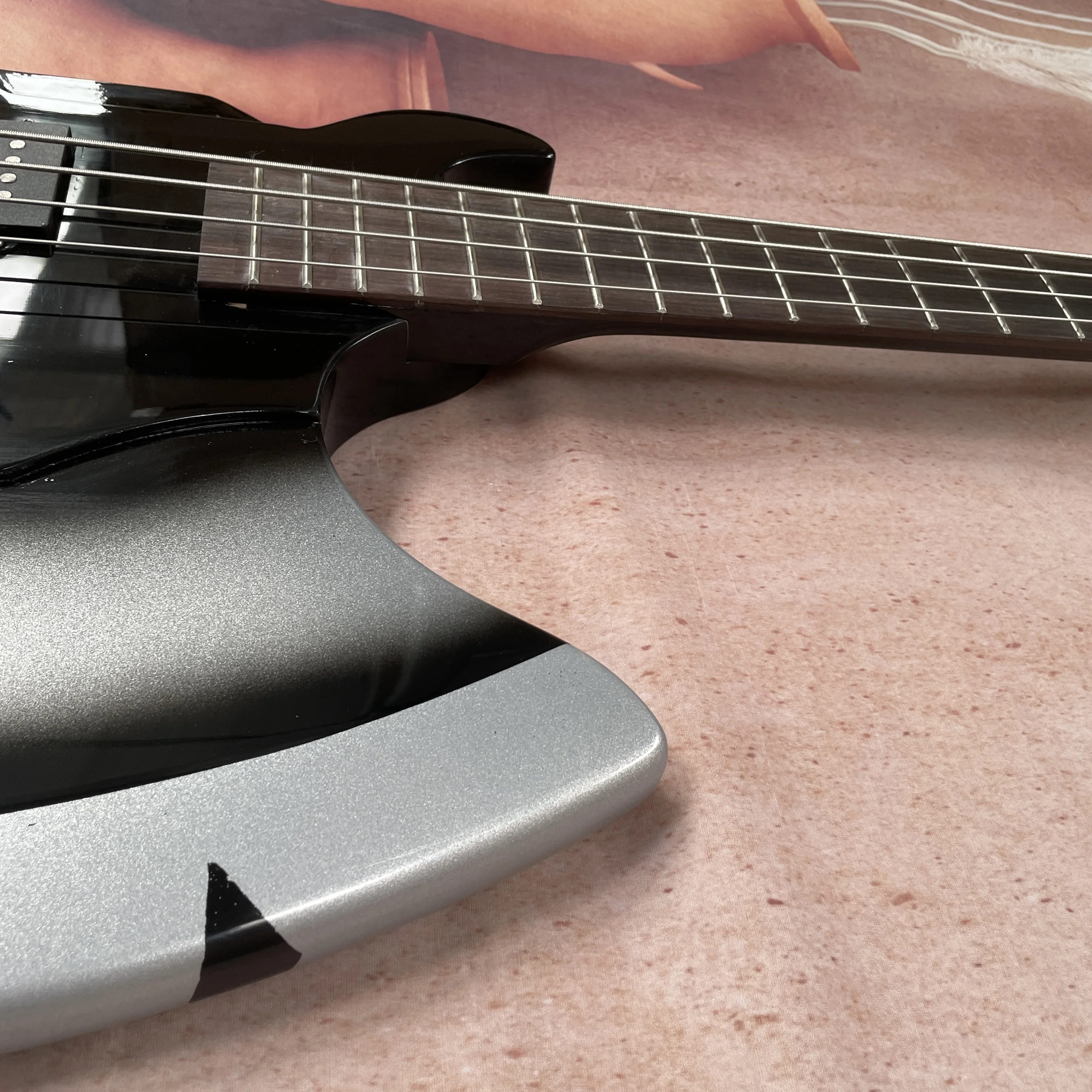 Free shipping in Stock electric bass guitar order immediately  Axe Bass 4s Electric Bass Solid Wood Body GUITARS - view 6