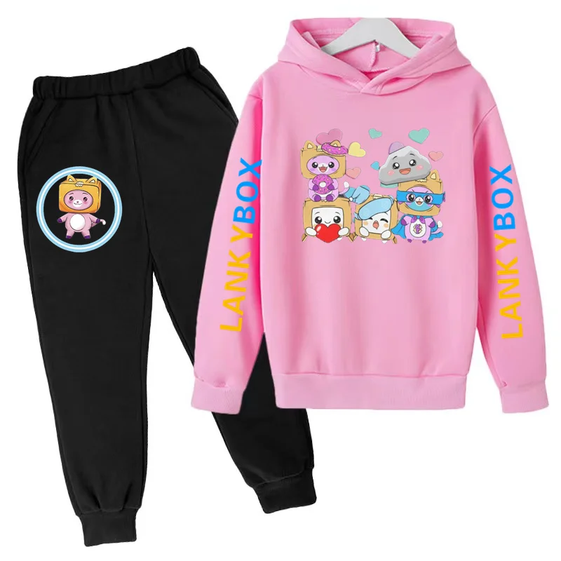 

Детская одежда, школьные принадлежности, мультяшный аниме-принт, подарок для мальчиков и девочек, толстовка для детей от 3 до 12 лет, топ + брюки, пальто из 2 предметов, спортивный повседневный комплект