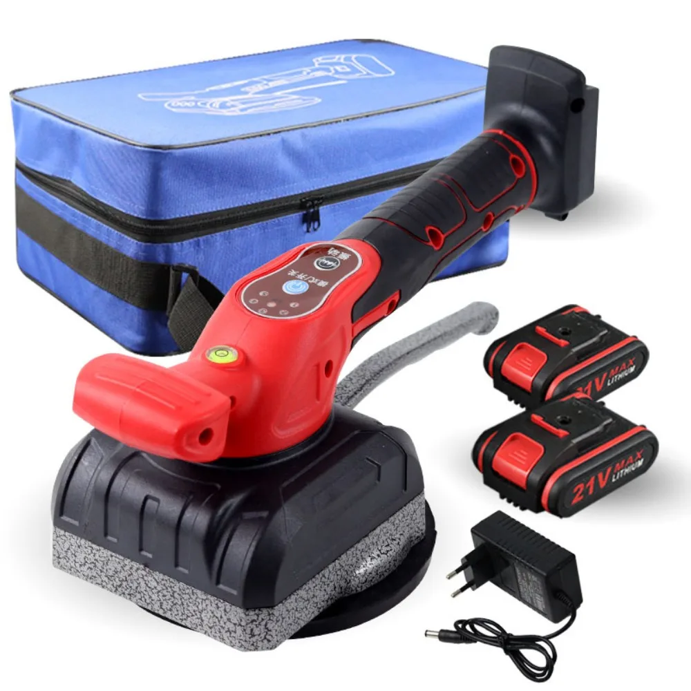 Professional  21V Automatic Electric Tiling Machine 5 Gears Rechargeable Floor Laying Leveling Tool Bubble Leveler Power Tools