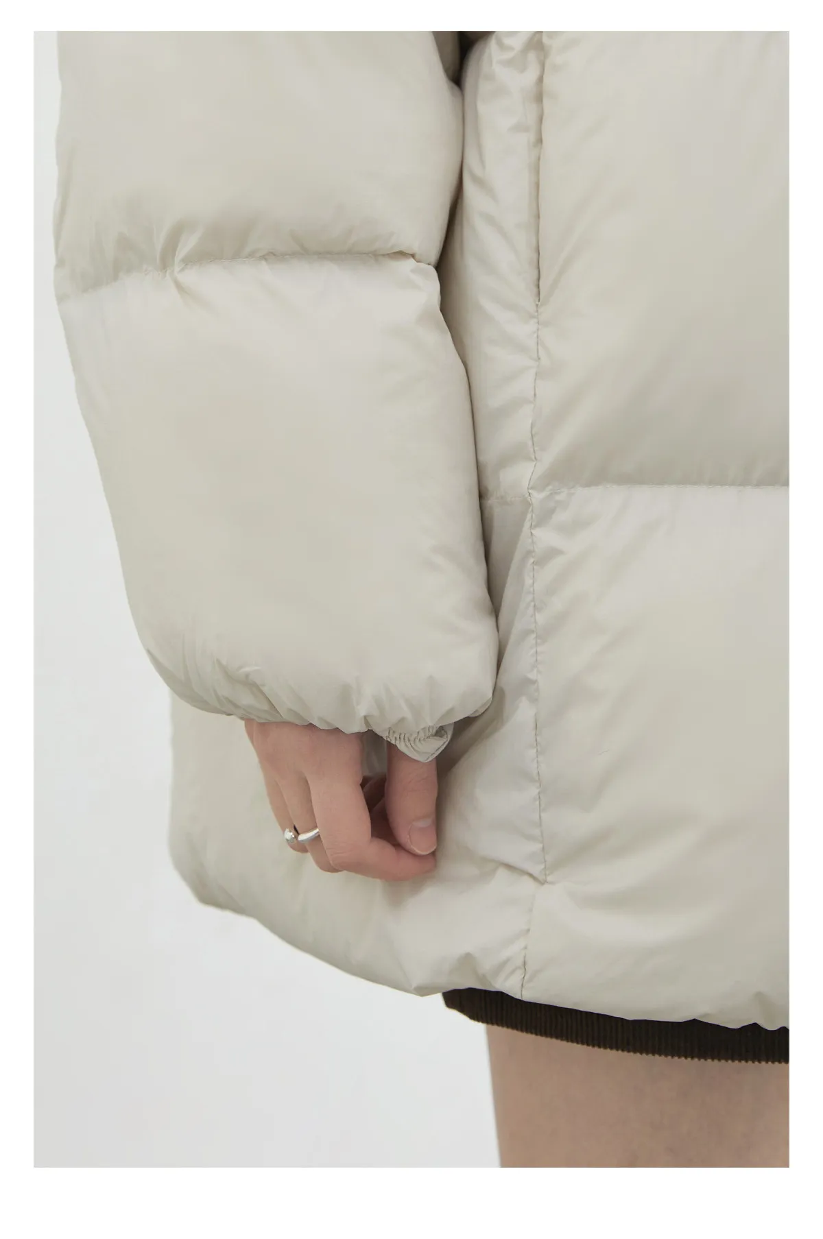 CHIC VEN New Women Down Jacket Solid Loose Casual Hooded Ladies Down Jacket for Woman 90 White Duck Down Coat Autumn Winter 2025