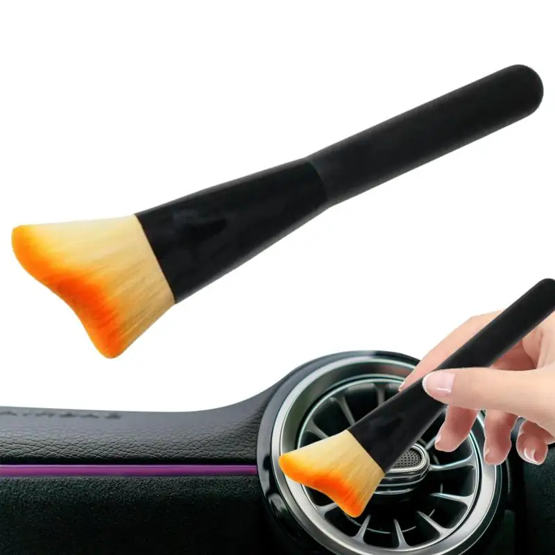 

Car Air Vent Cleaning Soft Brush with long Handle Car Interior Cleaning Tool Artificial Car Brush Car Crevice Detailing Brush