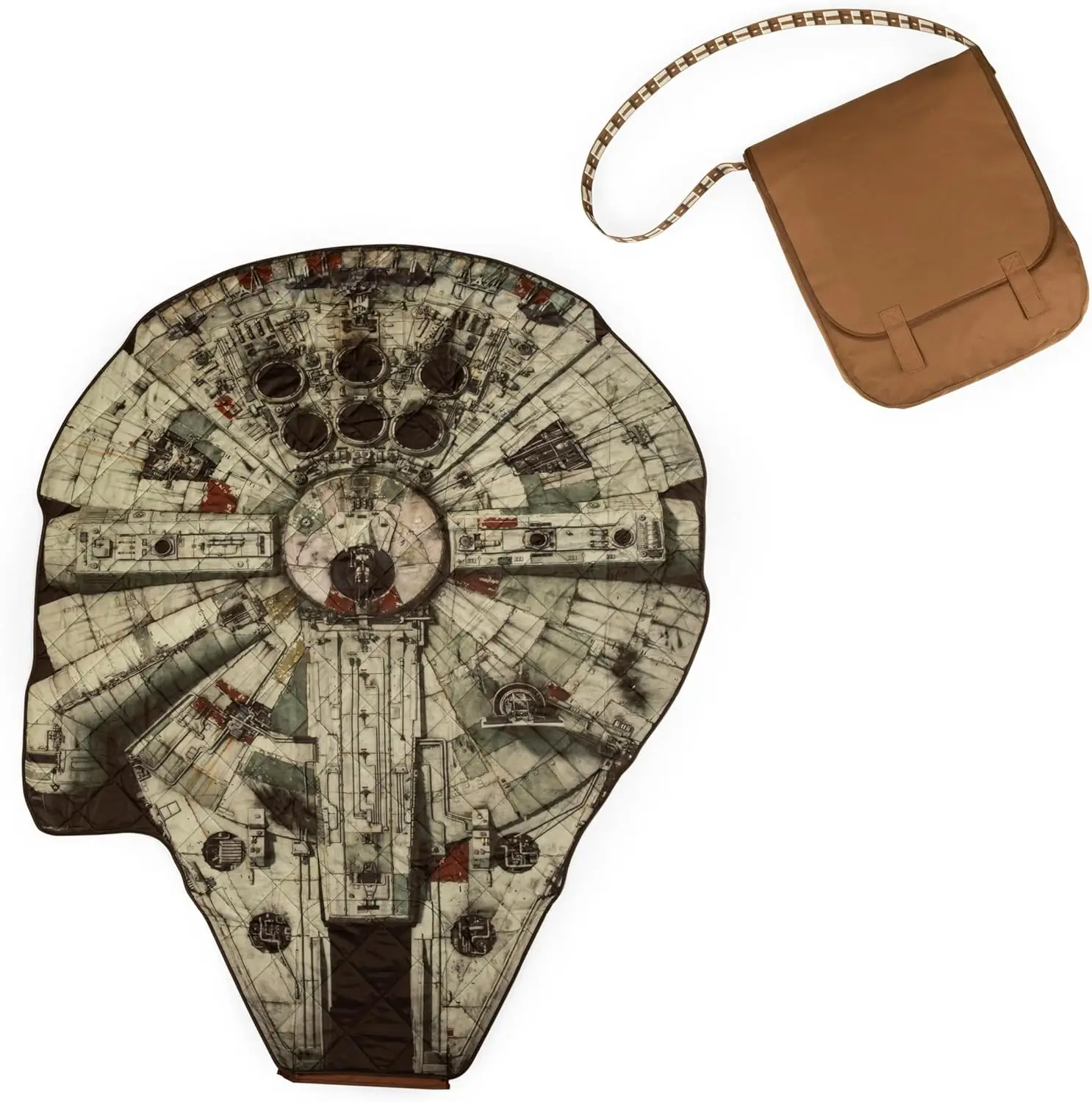 

Плед PICNIC TIME Star Wars Millennium Falcon в сумке (коричневый, с дизайном Millennium Falcon)