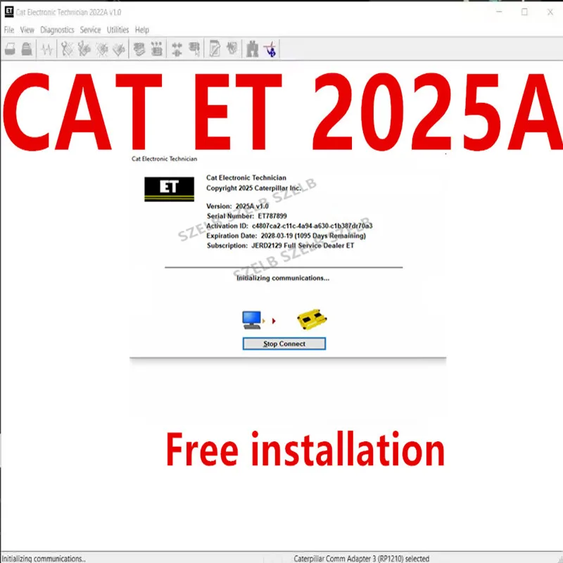 

CAT ET 2025A 2019C Cat ET ET3 Диагностическое программное обеспечение для электронного техника + бесплатная установка