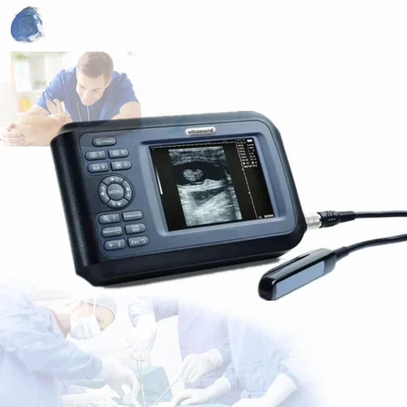 Portable Handheld Veterinary Sonar Dog Pet Cow  Veterinary Ultrasound Machine For Animals Dogs Horse Cows