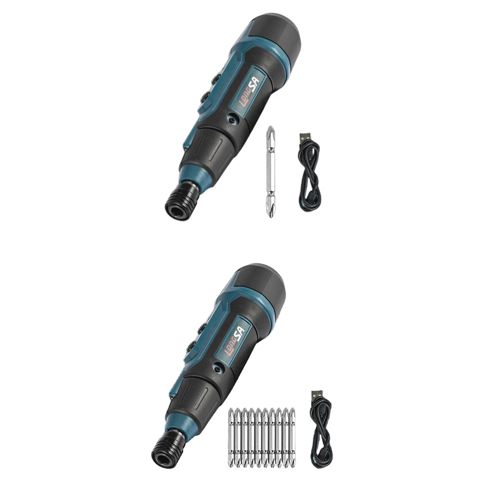 Set di cacciaviti elettrici per piccoli elettrici da 3,6 V USB ricaricabile 200 giri/min 2 Nm per rimuovere/serraggio delle viti