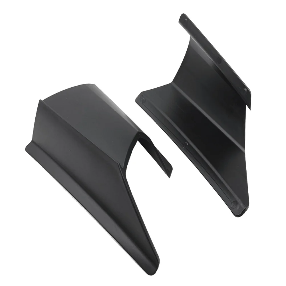 2 Pcs Motorcycle Fixed Winglet Side Spoiler Fairing Winglets Black Motorbike