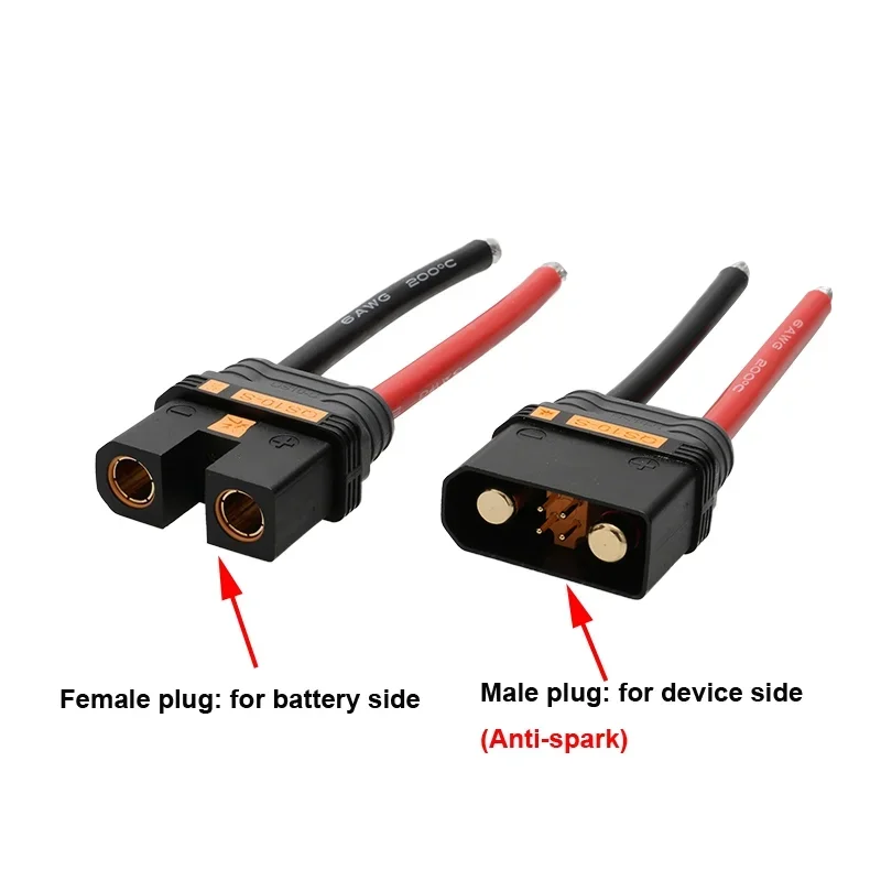 QS8-S Connector UAV Model Forklift Electric Motorcycle Battery Terminal QS9L QS10-S Male Female Anti-sparking Power Connector