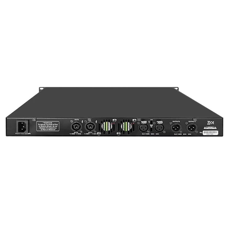 Multifunctional Two Channel Amplifier High Power 1 U Sound System Amplifier 2*600Watt DJ Disco Stage Performance for Wholesales