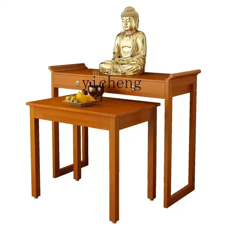 HSN offering table Buddhist shrine solid wood table offering Taiwan incense case God of Wealth offering table