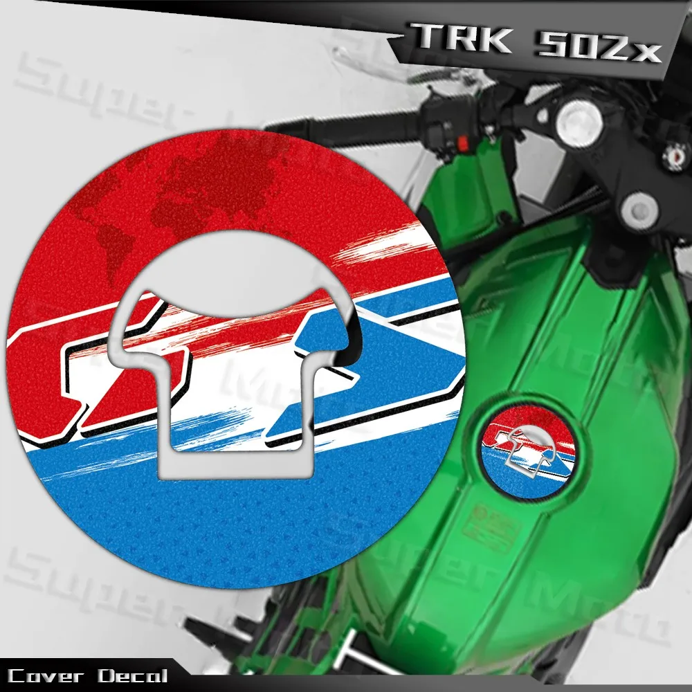 

Motorcycle Fuel Tank Cap Sticker Thick Frosted Protection Decal For TRK 502X 502 x Tornado 252R 302R TNT 150 i 250 135