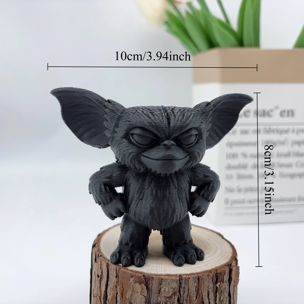 حلي تمثال Gremlins HD، لفيلم Pok É Mon، وزخارف سطح الطاولة البلاستيكية على طراز الرسوم المتحركة مع آذان كبيرة للوحوش