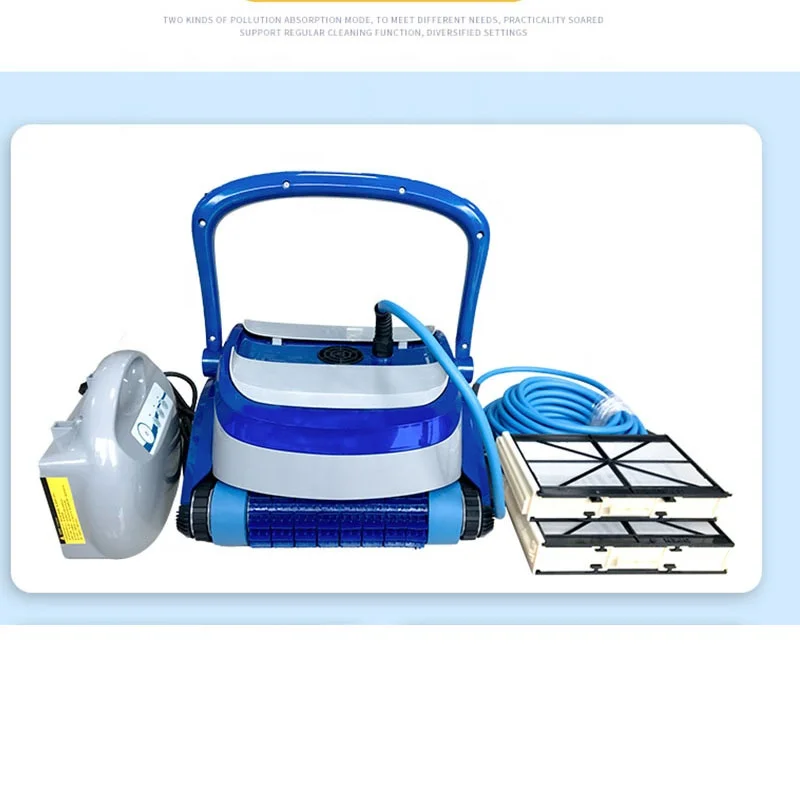 Hot-selling Robot Pool Cleaner, Double Filter Basket Double Motor High Suction Automatic Pool Cleaner