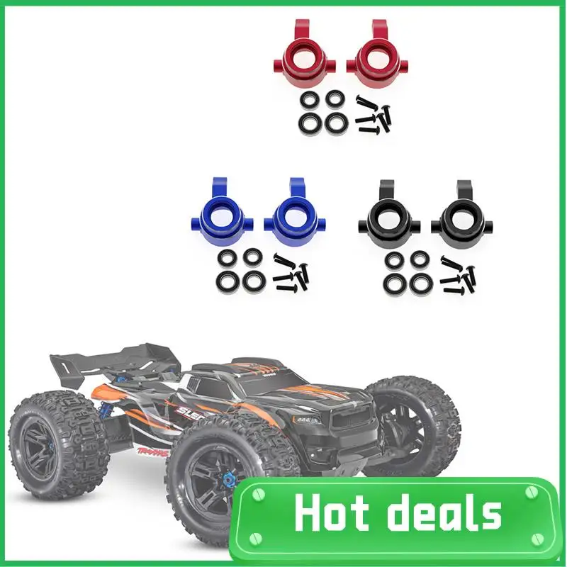 

Алюминиевые рулевые блоки с подшипником 9635 для Traxxas Sledge 1/8 95076-4, обновления радиоуправляемого автомобиля, детали, аксессуары