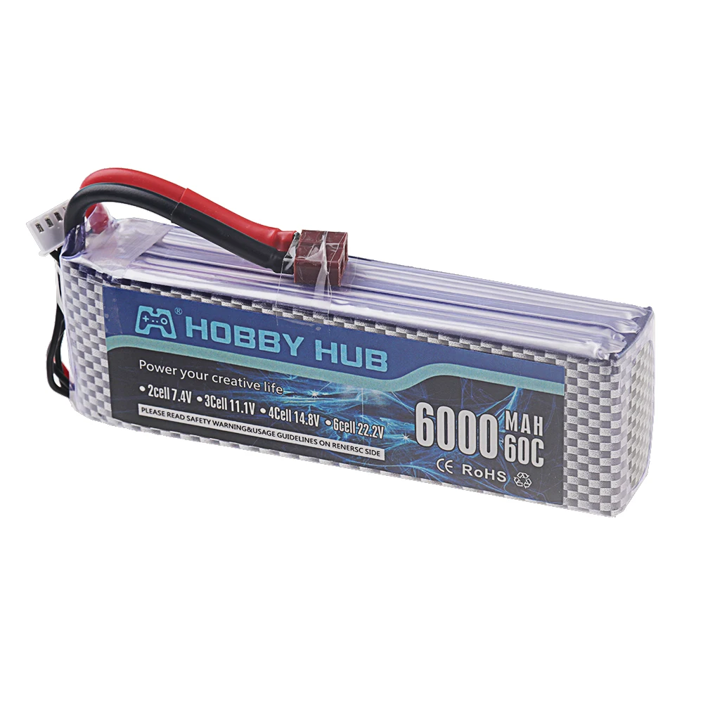 3s 11.1v 6000mAh lipo Battery For RC remote control aircraft toys helicopters Airplanes cars Boat 3s Lipo 11.1v battery T XT60