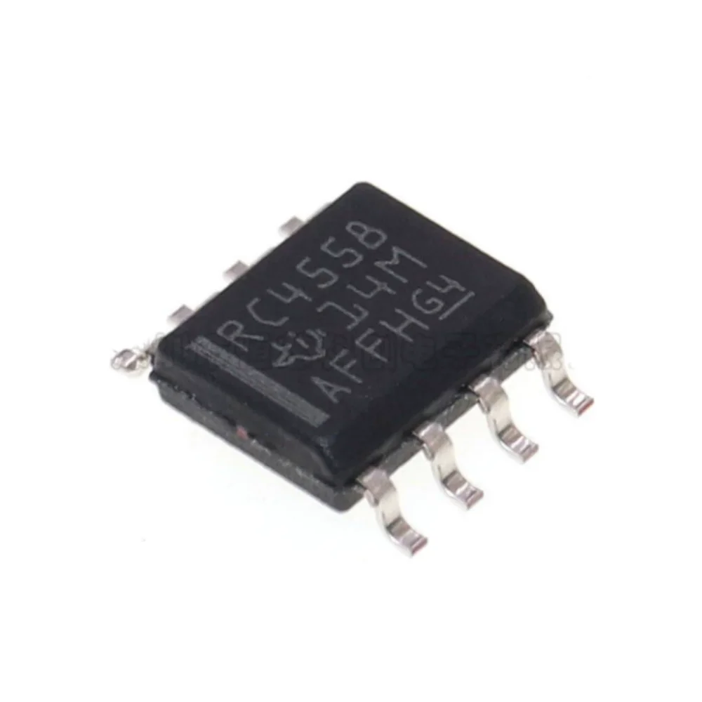 10PCS RC4558DR SOIC-8 Dual Operational Amplifier IC Chip RC4558