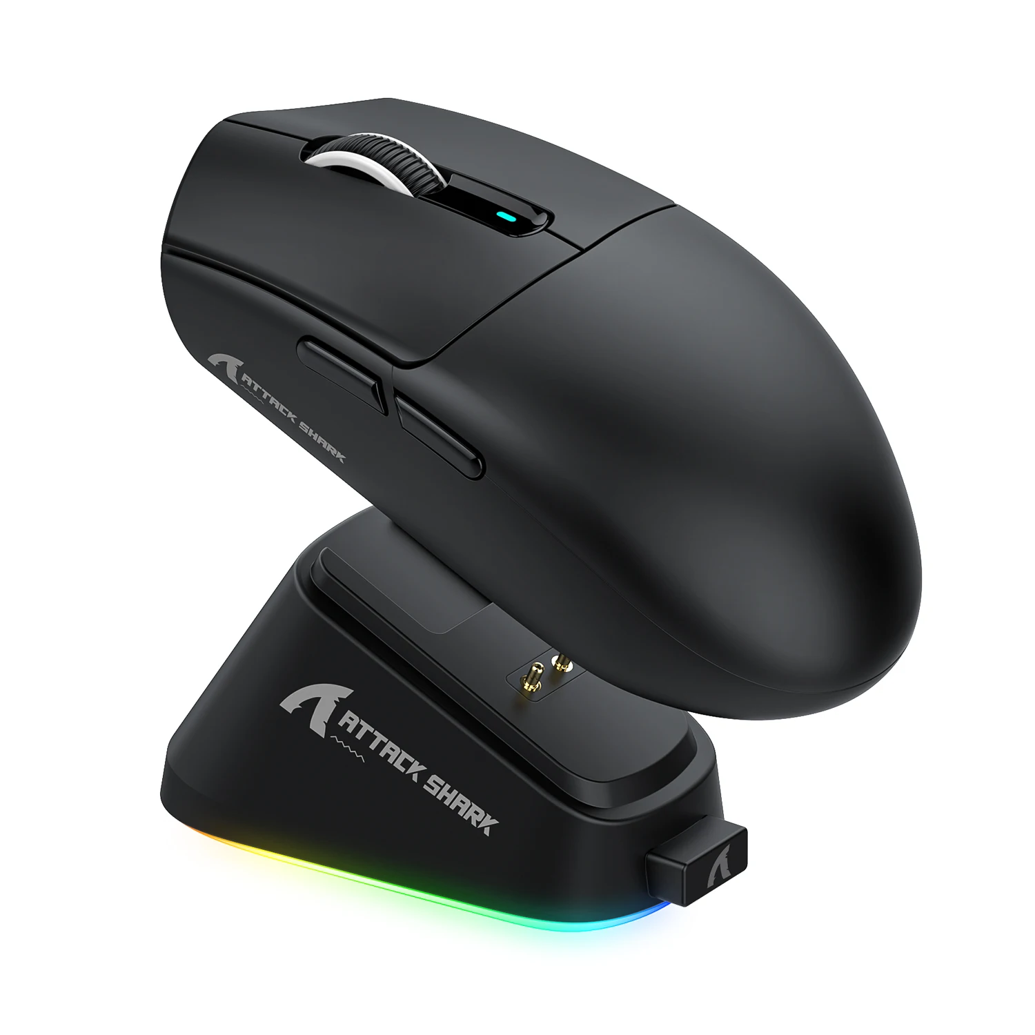 ATTACK SHARK G3PRO 25000DPI Wireless Mouse With Magnetic Charging Dock, BT/2.4G/Wired, PAW3311 Sensor, Macro Gaming Mouse