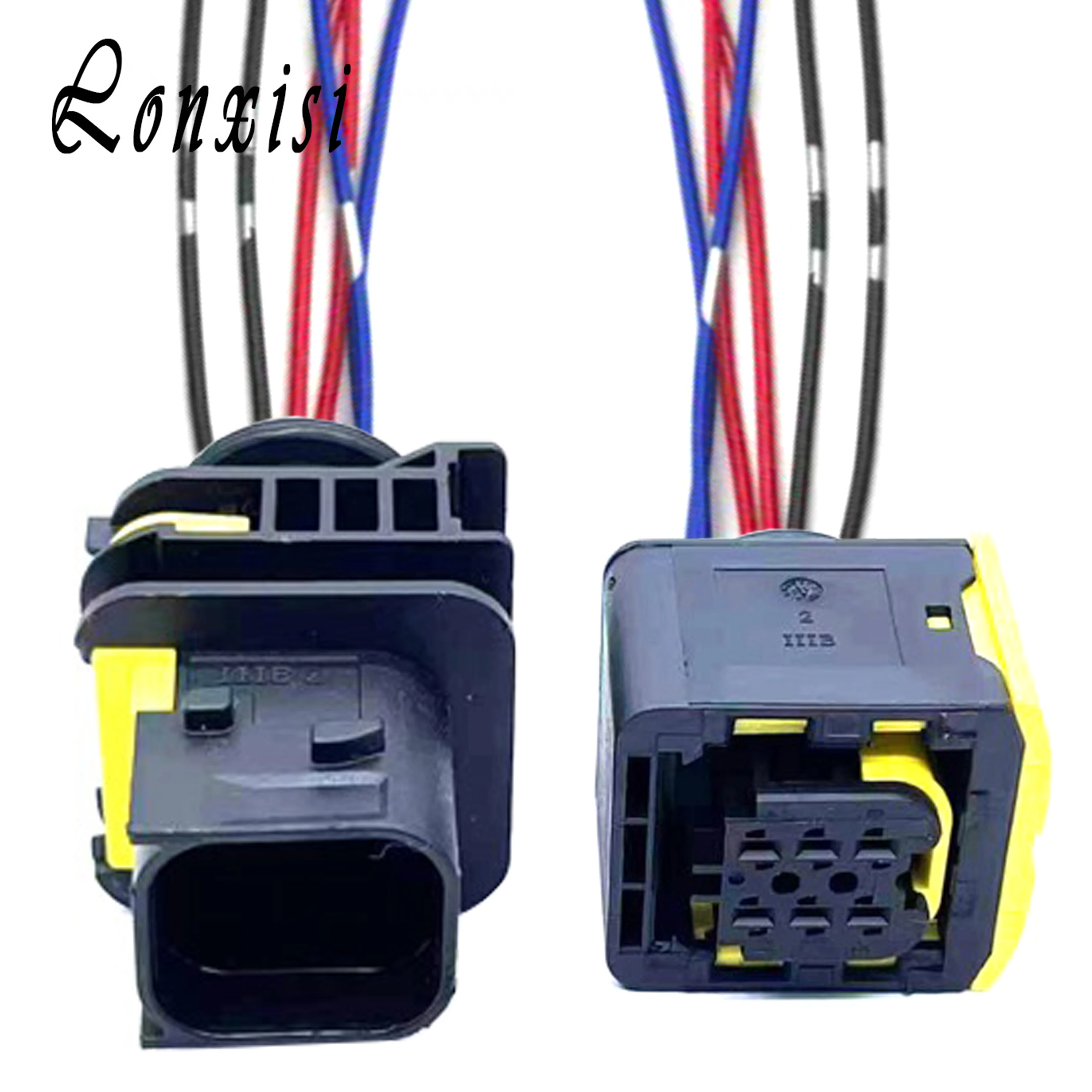 6 Pin Female Male 1-1418469-1 Nitrogen Oxygen Sensor Controller Auto Wire Waterproof Connector 1-1703820-1