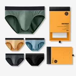 Ropa interior de Modal para hombre, calzoncillos de alta elasticidad, piezas 7A nivel, antibacteriano, pantalones cortos transpirables suaves, Sexy, 3 L-XXXL
