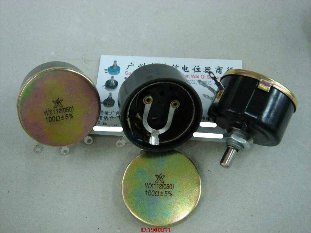 

1pcs/lot WX112 5W wirewound potentiometer 100R European filament balance 300B