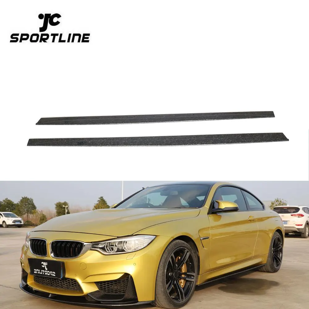 

Forged Carbon F82 M4 Side Skirts Extension For BMW M4 2-Door 2015- 2019