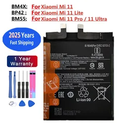 2024 Years Original Battery BP42 BM4X BM55 For Xiaomi Mi 11 Mi11 Lite / Mi 11 / Xiaomi 11 Pro / Xiaomi 11 Ultra Phone Batteries