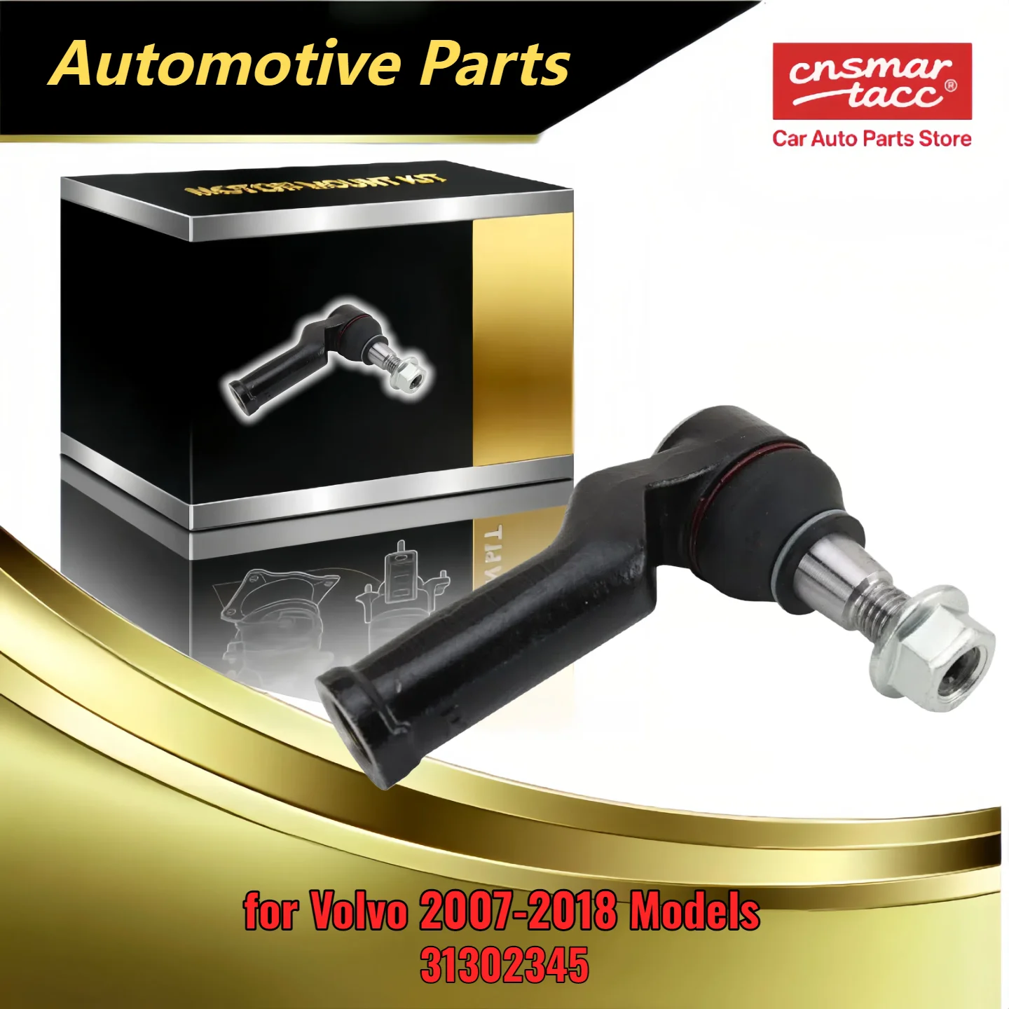 

Передняя правая внешняя рулевая тяга TRQ для Volvo серии 2007-2018 гг., прямая посадка 31302345