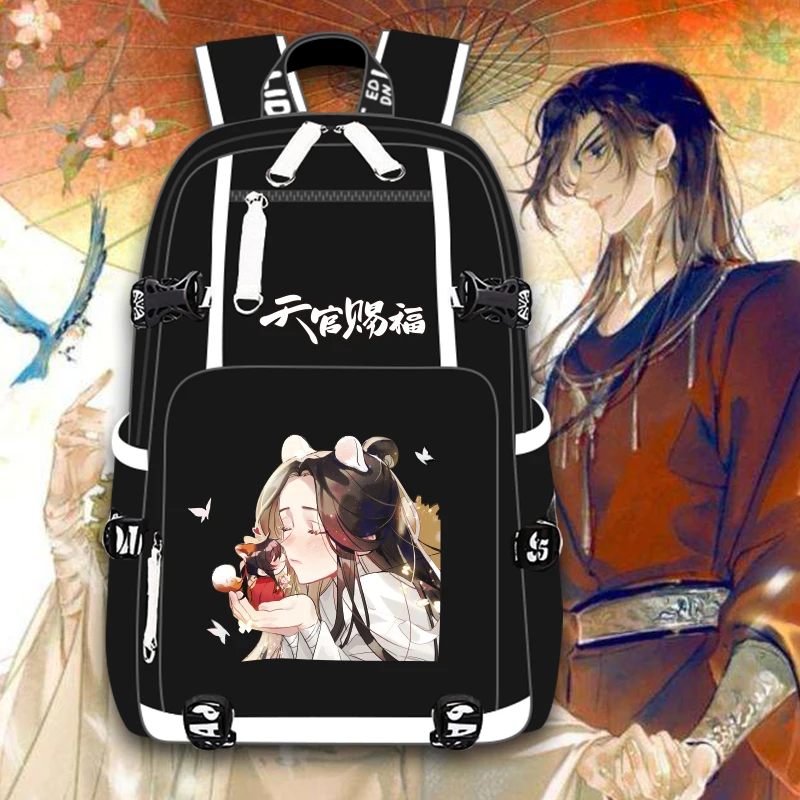 

Anime Tian Guan Ci Fu Hua Cheng Xie Lian Ancient Style Backpack School Bag Student Casual Large Capacity Fashion Shoulder Bags