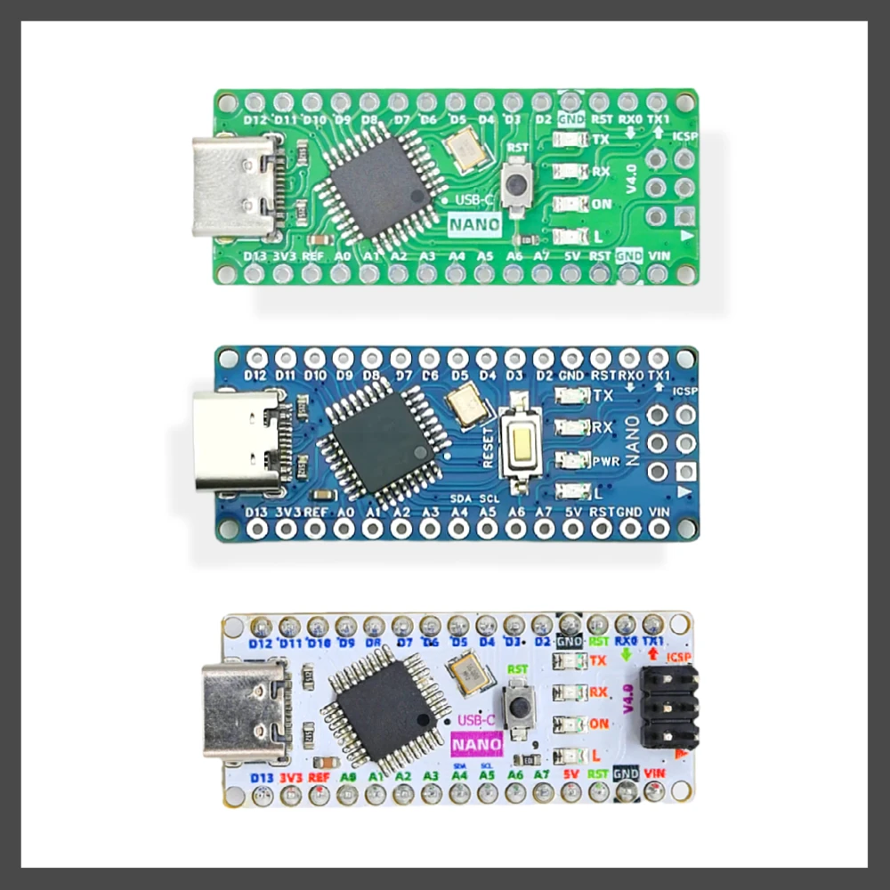Placa de Desenvolvimento Compatível com Arduino Nano 3.0 - Tipo-C - MCU ATmega328PB, Driver CH340C, Modelo de Substituição de Alta Qualidade!