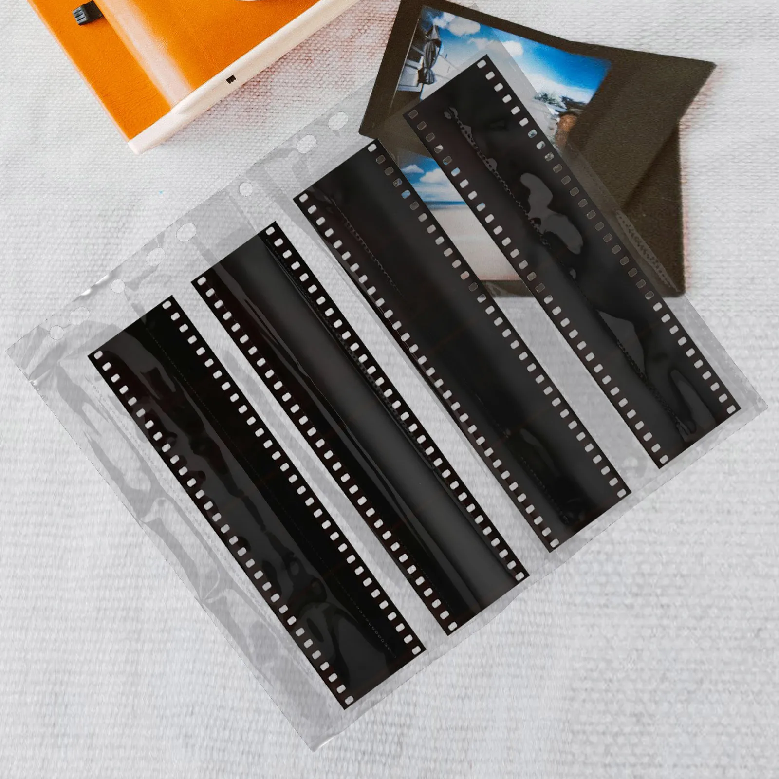 

10Pcs Film Negative Storage Sleeves Waterproof Dustproof Archival Photo Pages Heavy Duty Protective Bags Organizer for Film