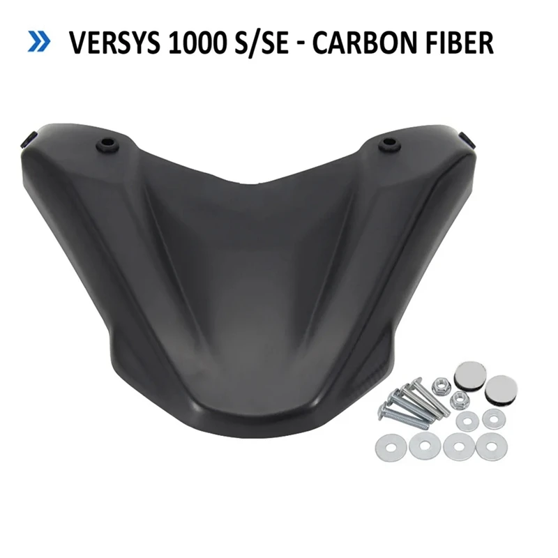 For Kawasaki Versys 1000 S SE Motorcycle Fairing Extension Wheel Extender Cover Versys1000s/SE Front Beak Replacement Black