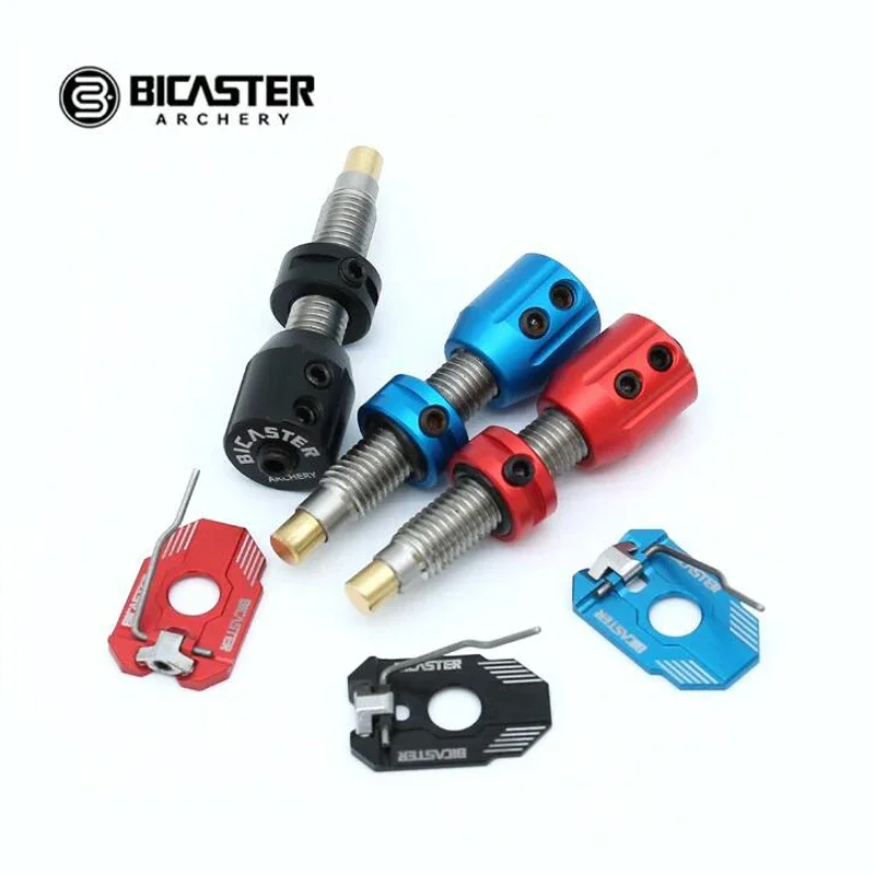 Bicaster MAS-10 Arrow Rest Ambidextrous RH and LH + Cushion Plunger for Archery Recurve Bow Hunting Shooting Accessory