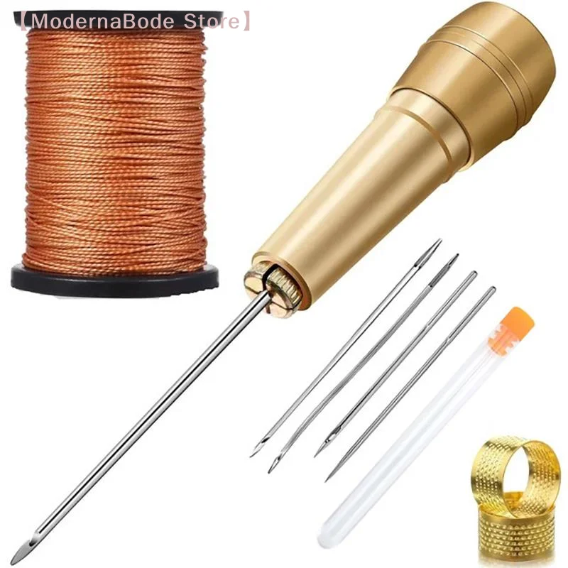 Leather Tooling Kit - 【M】Zestaw do szycia skóry z miedzianą