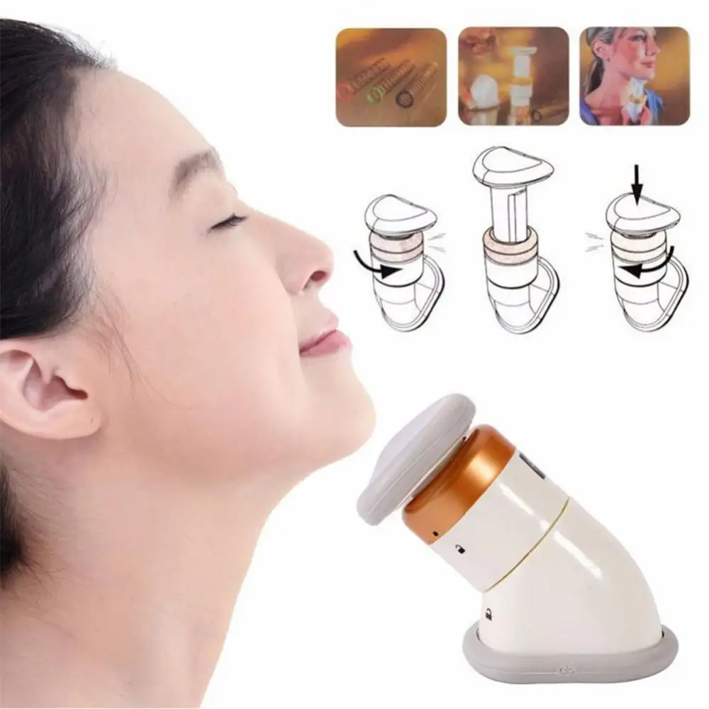 Chin Massage Neck Slimmer Neckline Exerciser Reduce Double Thin Wrinkle Removal Jaw Massager Face Lift Tool