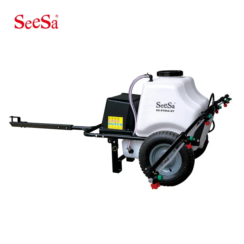 

New 80L/100L Wheel Barrow High Pressure Sprayers Agriculture Machinery Equipment With 30M Hose