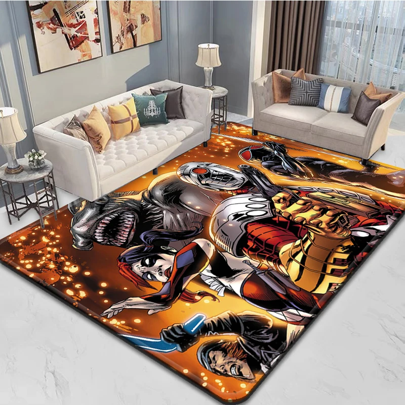 Cartoon Anti-slip Doormat Task Force X, Movie Squad, Kitchen Entrance, Doormat, Bedroom, Floor Decoration, Living Room, Bathroom