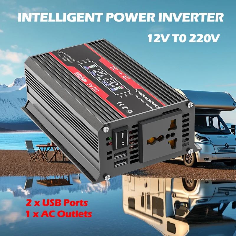 

Комплект солнечного инвертора 4000 Вт с контроллером 12В 100А, автономная энергосистема 110В/220В для кемпинга и активного отдыха