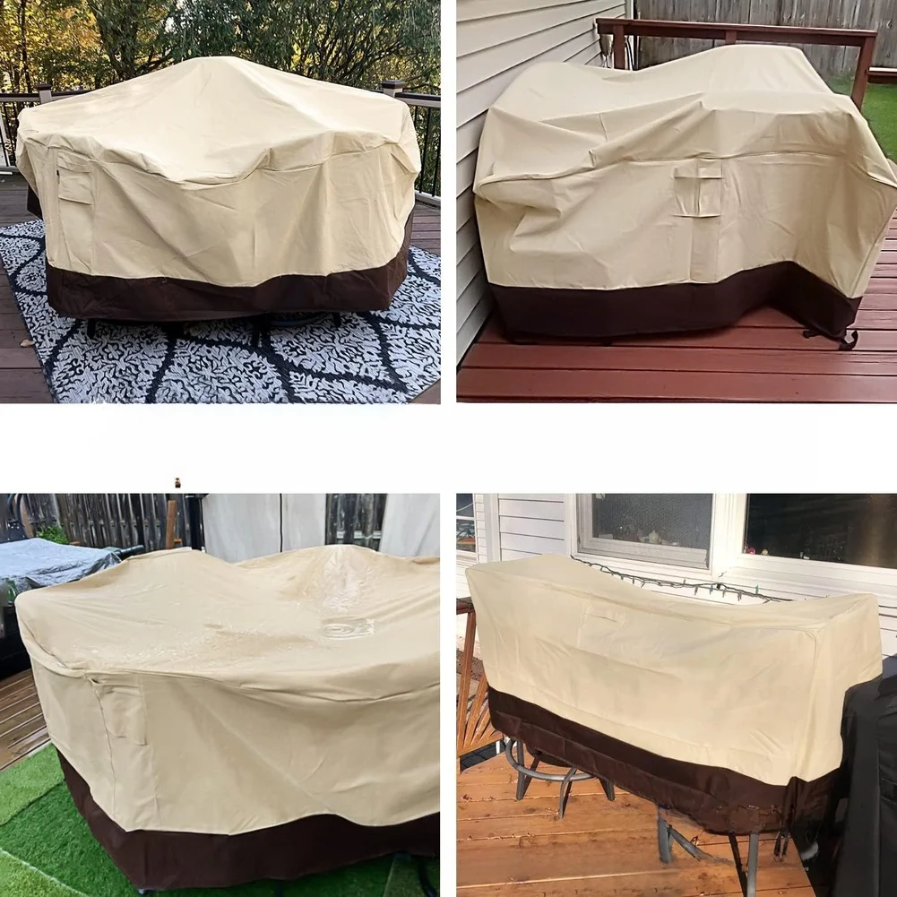 

Водонепроницаемый защитный чехол для уличной мебели (стола и стульев) из ткани Оксфорд, устойчивый к пыли