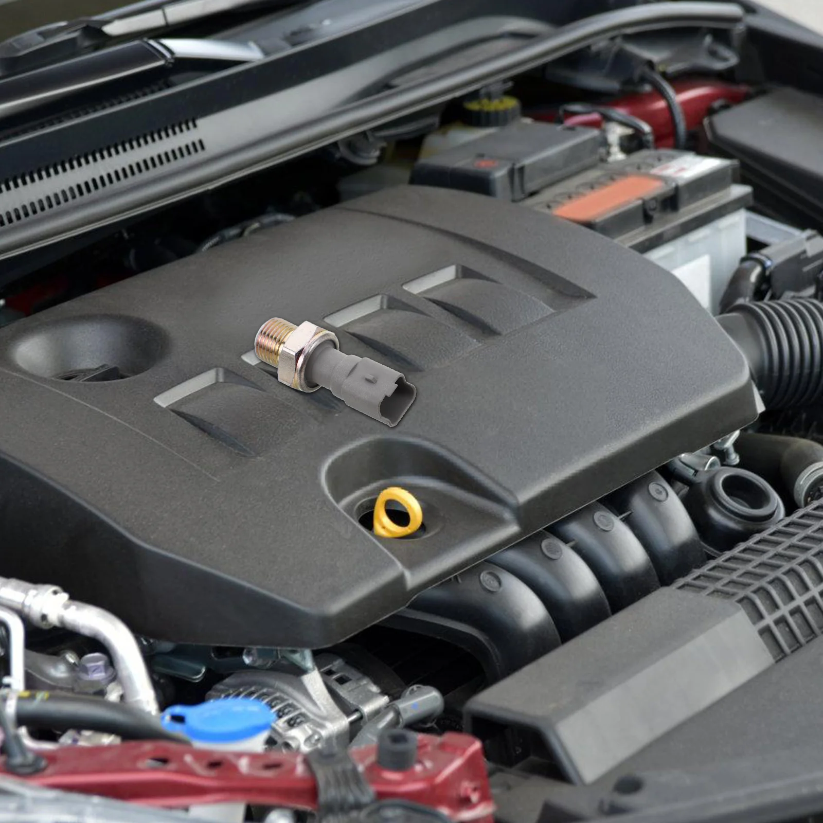 

Metal Oil Pressure Sensor High Performance Engine Oil Pressure Transducer Replacement Part for Accurate Car Engine Monitoring