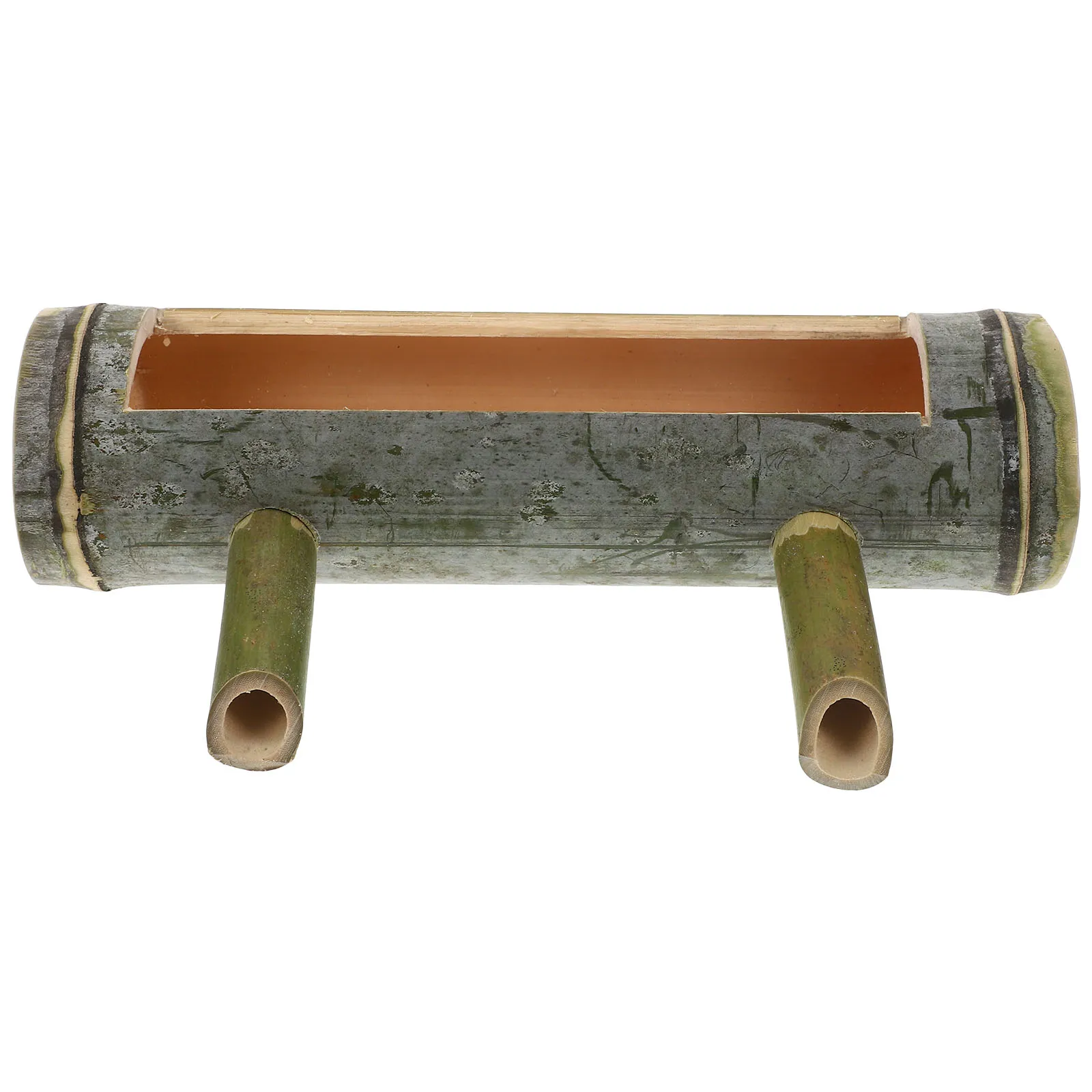 

Bamboo Tube Decoration 26cm Length 7cm-9cm Diameter Dual Holes Fish Tank Fountain Spout Bamboo Water Patio Garden Decor Aquarium