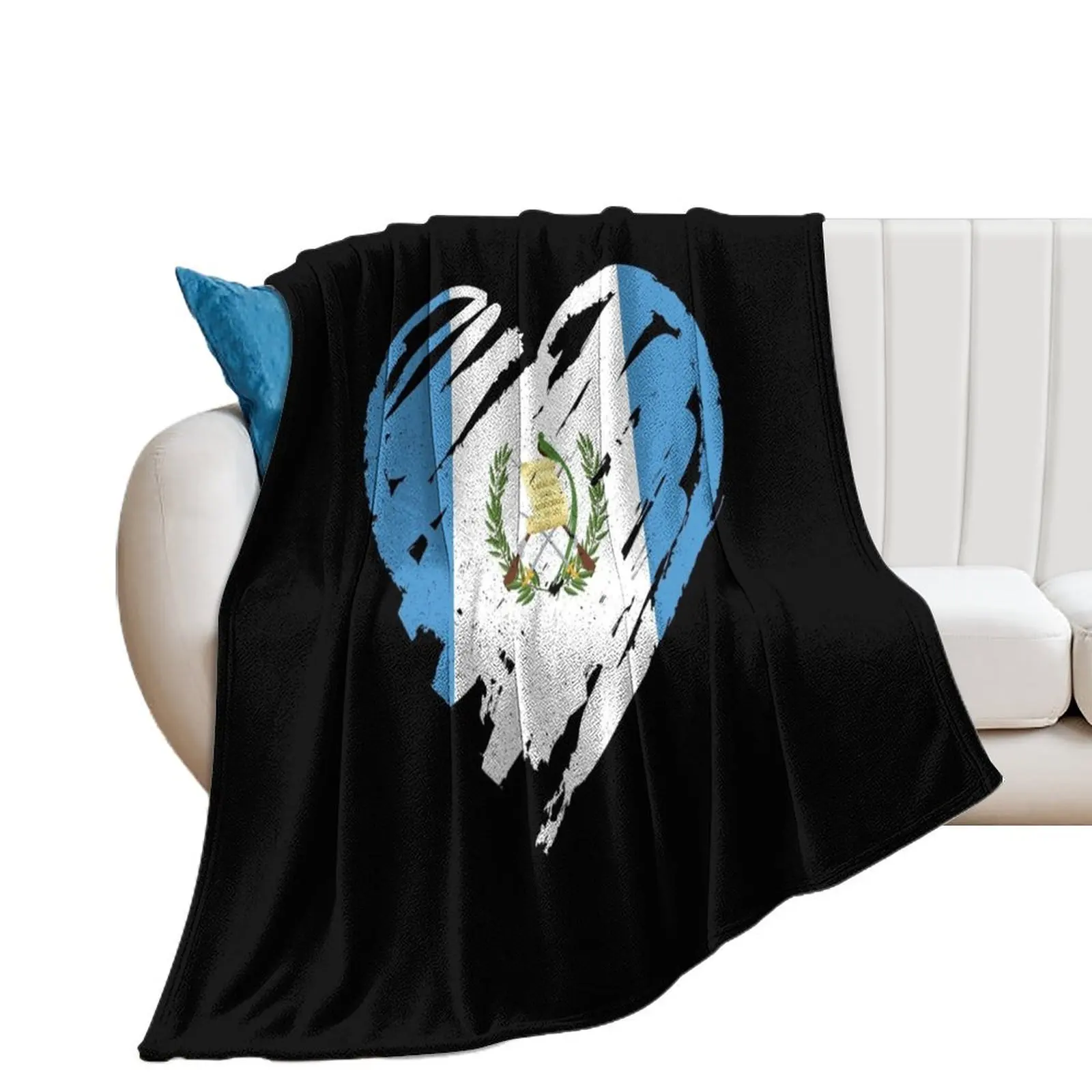 I Love Guatemala Throw Blanket Weighted Bed Fashionable Blankets