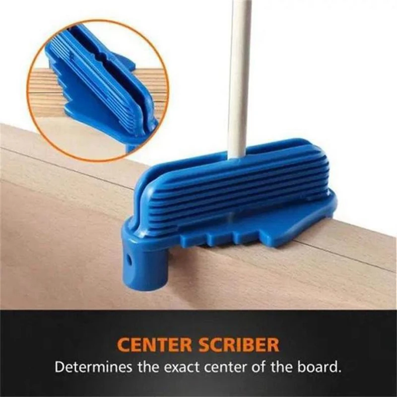 Calibro per filo per tracciatore per la lavorazione del legno da 2 pezzi Strumento per la lavorazione del legno per marcatura della linea laterale in pollici multifunzione