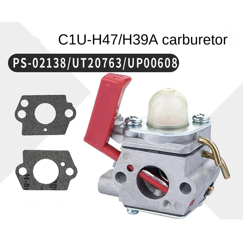 Alloy Carburetor For Zama C1U-H47 H39A PS-02138 UT20763 UP00608 Carburetor Snowblower Chainsaw Accessories