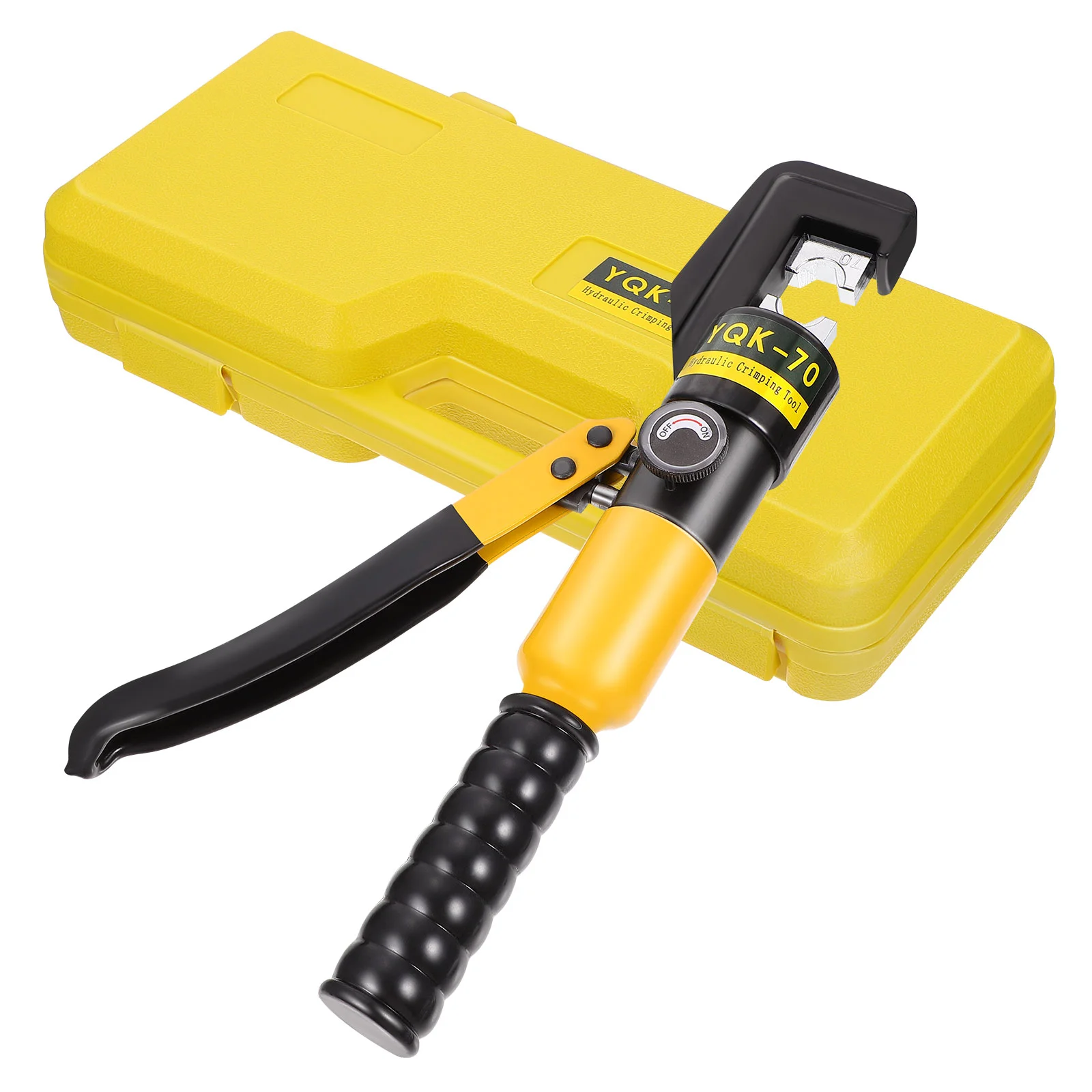 

1 Set 6 Ton Hydraulic Wire Cable Lug Terminal Crimper Tool with 8 Dies hydraulic crimping tool