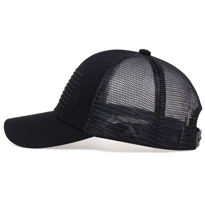 Fashion American Flag Embroidery Baseball Net Caps Spring and Summer Outdoor Adjustable Casual Hats Sunscreen Hat