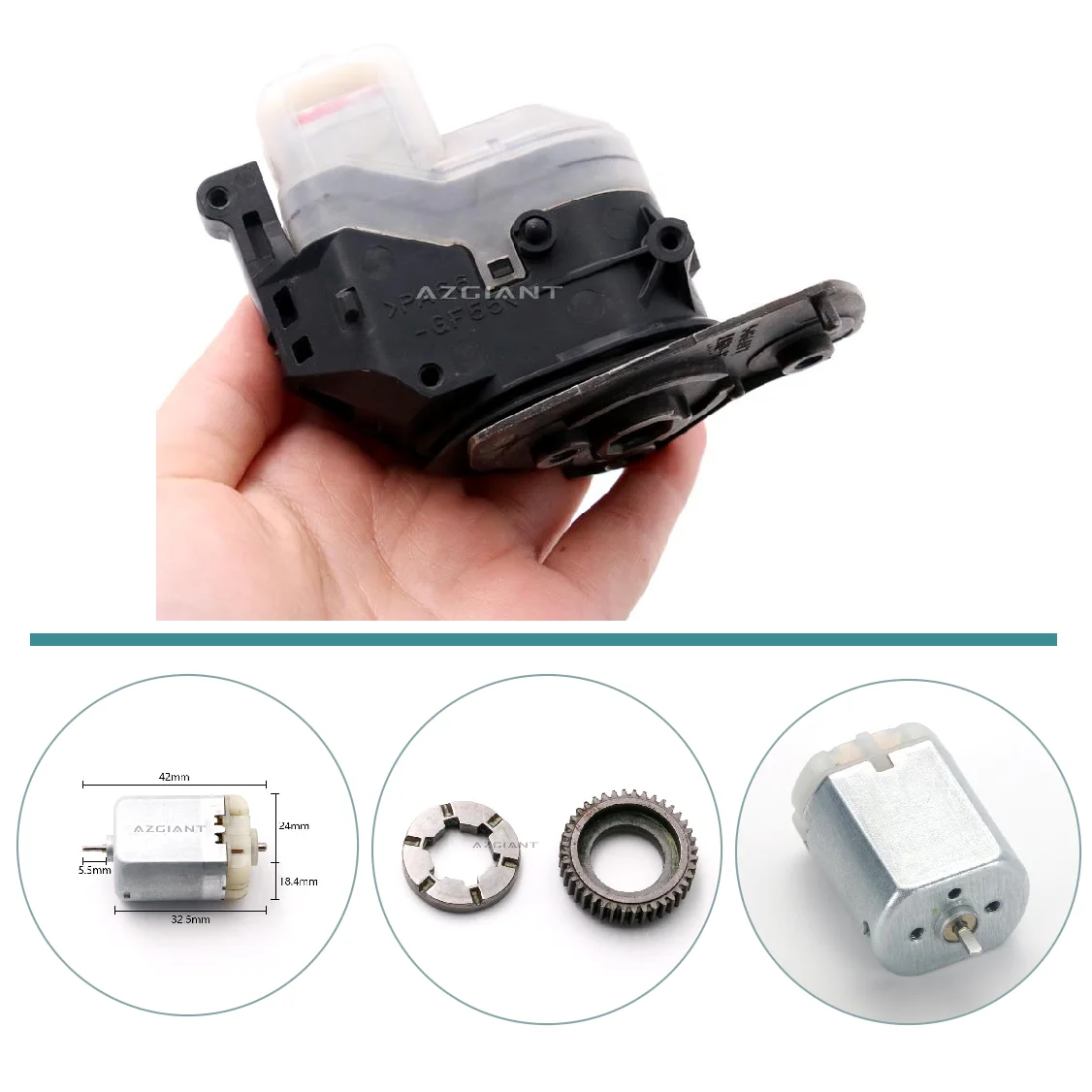 

For Lexus GS300, GS430, GS460, GS350, GS450h Side View Mirror Motor Gear Cog Metal Loop 2007 2008 2009 2010 2011