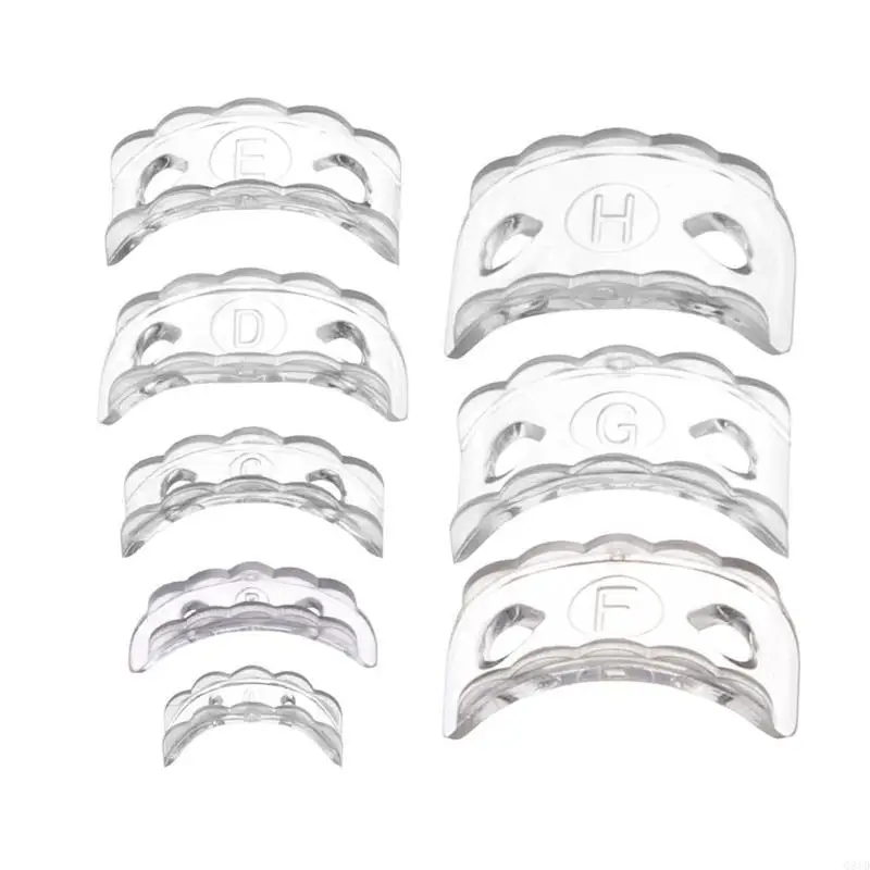  Pack of 8 Ring Sizing Adjuster Set Silicone Reducer for Jewelry Comfortable Wear Jewelry Indispensable Tool for Rings