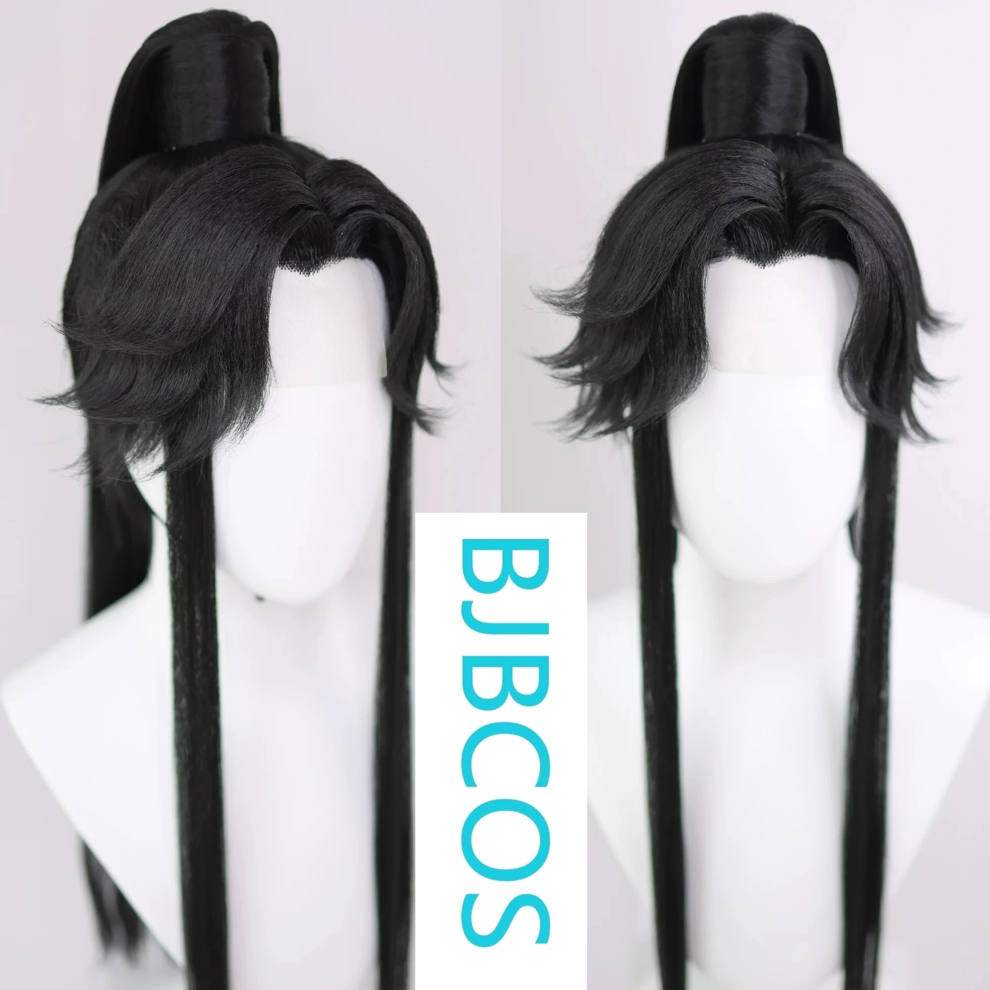 

[Styled Wig]Mo Ran Xiao Ce'an Ancient Style Hanfu Youth Lang Lace Front Wig COS Wig Set Universal Full Tie Ponytail